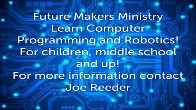 Future Makers Ministry, Computer Programming and Robotics, Oakwood UMC Lubbock Texas