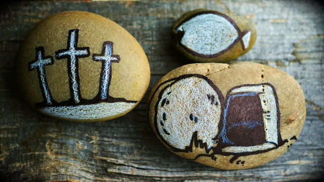 Easter Service, Tomb Crosses | Oakwood United Methodist Church, Lubbock Texas