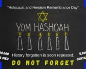 Holocaust and Heroism Remembrance Day, History Forgotten is Soon Repeated, Don't Forget | Oakwood United Methodist Church, Lubbock Texas